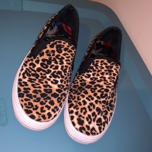 Cheetah loafers.